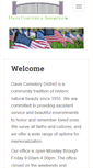 Mobile Screenshot of daviscemetery.org